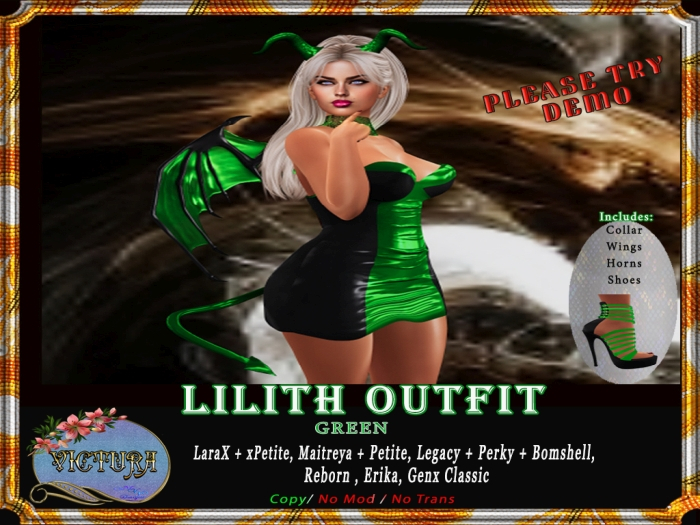 Lilith Green Outfit  