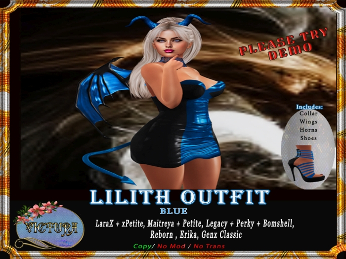 Lilith Blue Outfit   