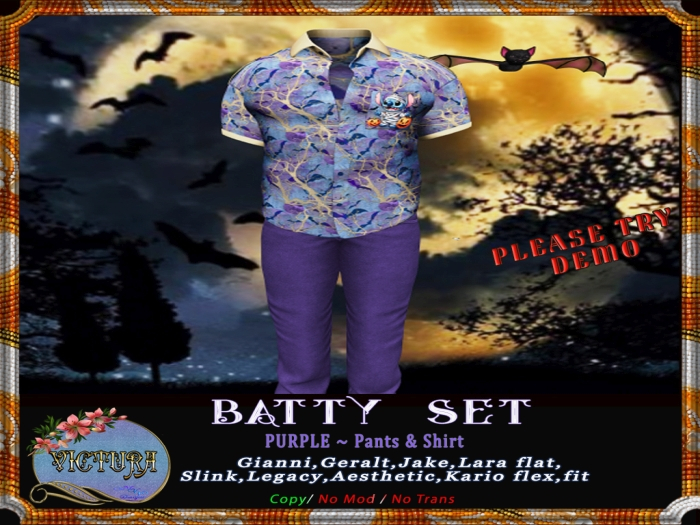 Batty Purple  