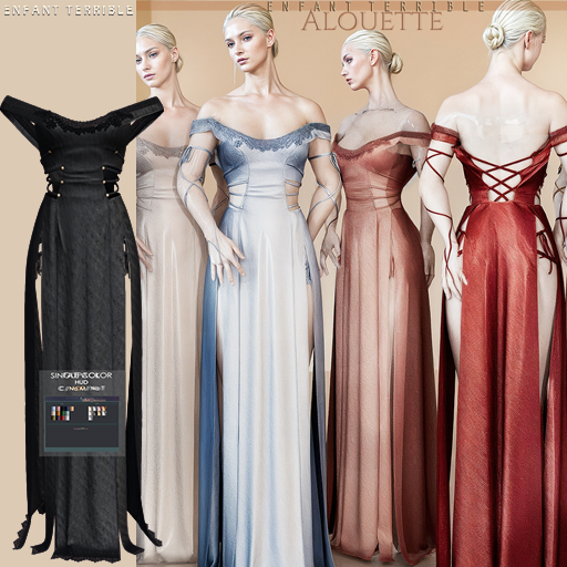 .ET. Alouette Dress  (add me!) Black