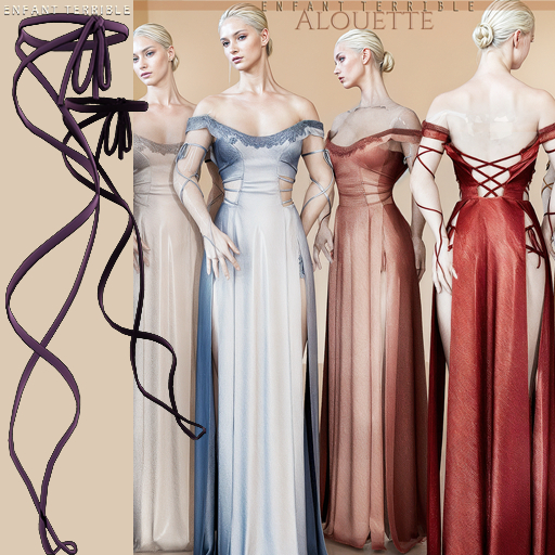 .ET. Alouette Arm Ribbons (add me!) Purple