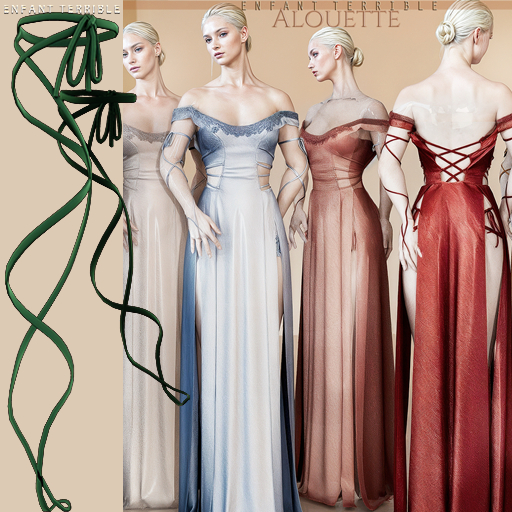 .ET. Alouette Arm Ribbons (add me!) Green