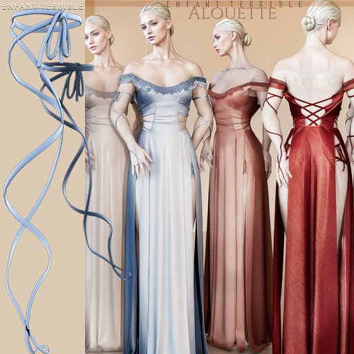 .ET. Alouette Arm Ribbons (add me!) BB_Blue