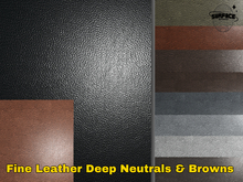 PBR & Legacy Leather Deep Neutrals & Browns