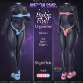 //Meow.CHIC// Babe Fluff - Lingerie Set PASTELS - SINGLE PACK