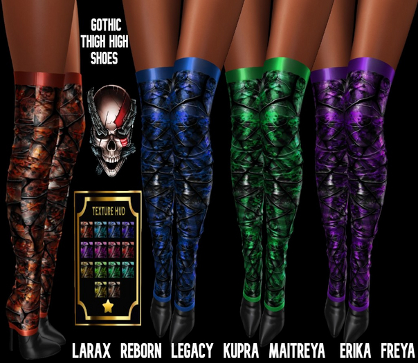 ::T.B.O.M::Gothic Thigh High Shoes 