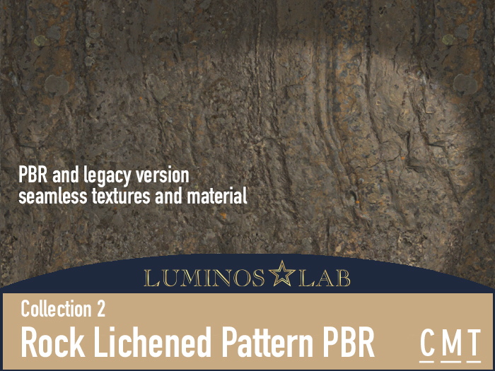 LL Rock Lichened Pattern PBR (coll2) Full Perm