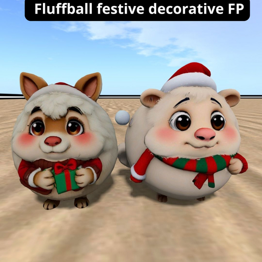 "MB"  Fluffball festive decorative FP