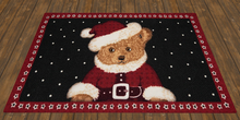 Santa Bear Christmas Rug