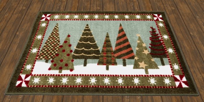 Seven Trees Christmas Rug