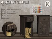KOPFKINO - Accent Table - Dark Wood