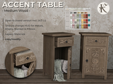 KOPFKINO - Accent Table - Medium Wood