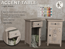 KOPFKINO - Accent Table - Light Wood