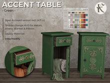 KOPFKINO - Accent Table - Green