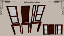 Doors 3-Set - Full Perm Mesh