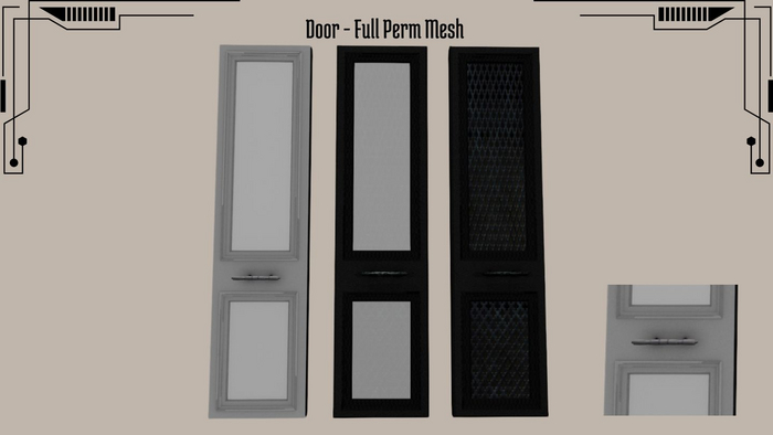 Doors - Full Perm Mesh (Multiple Set)