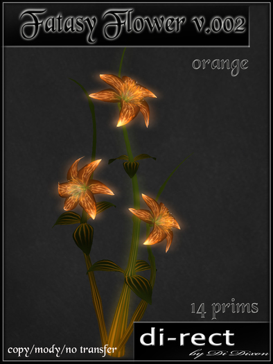 Flower Fanytasy v.002 (orange)