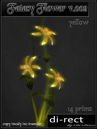 Flower Fanytasy v.002 (yellow)