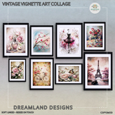 DD Vintage Vignette Art Collage