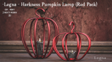 - Legna - Harkness Pumpkin Lamp (Red Pack) 