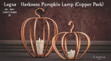 - Legna - Harkness Pumpkin Lamp (Copper Pack) 