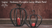 - Legna - Harkness Pumpkin Lamp (Black Pack) 