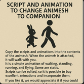 Object Animesh Companion Script & Animation Pack (Full Perm)