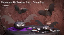 - Legna - Harkness Halloween Set - Decor Set 