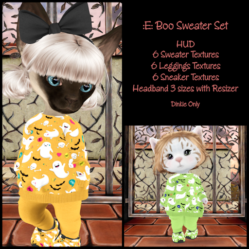 :E: Boo Sweater Set