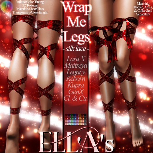 Ella's - Wrap Me Legs Silk Lace