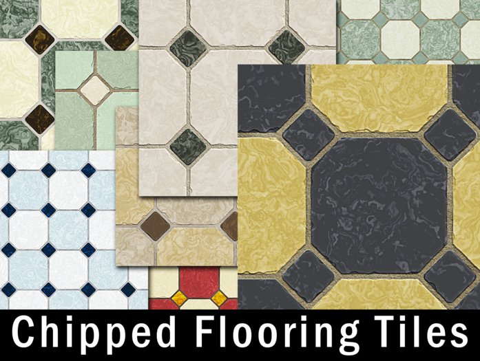 ::DS:: Chipped Tiles Textures