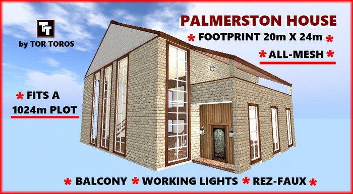 PALMERSTON HOUSE 45Li (Boxed) LOW PRIM HOUSE