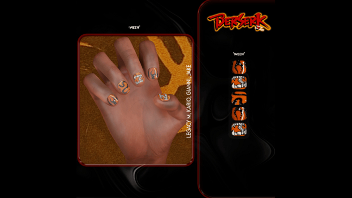 BERSERK WEEN NAILS (LM)