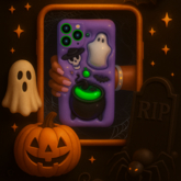 "Witchy Brew" Halloween Phone