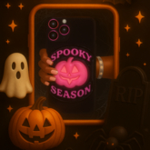 "Pink Spooky" Halloween Phone