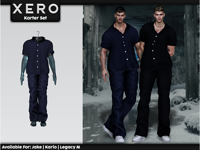[XERO] Karter Set (Navy)