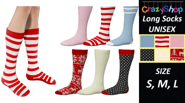 Crazy Long Socks Unisex