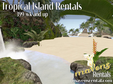 L$459/wk & Up Island Land to Own Waterfront Sand & Grass