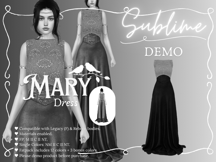 Sublime :: Mary Dress DEMO