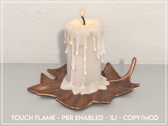 Leaf Candle Plate