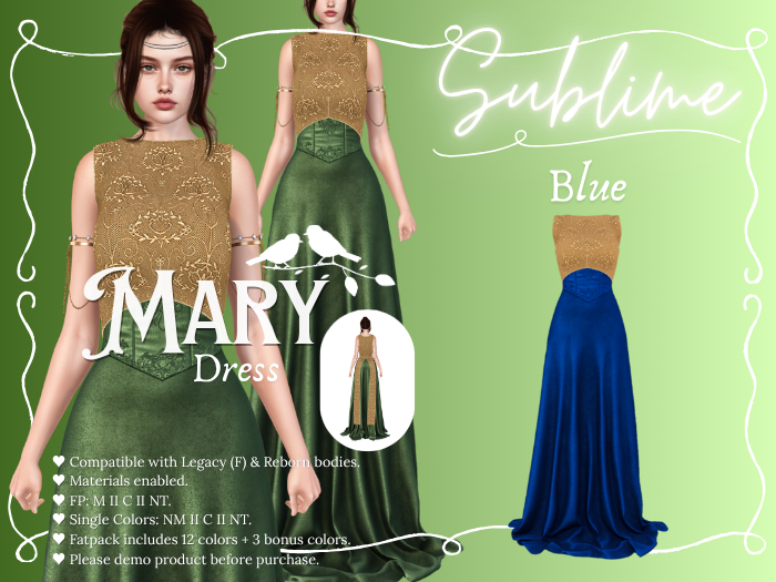 Sublime :: Mary Dress (Blue)