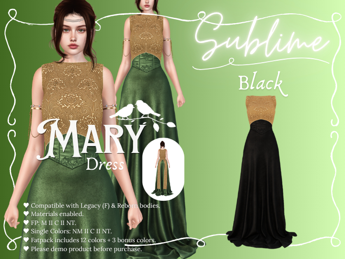 Sublime :: Mary Dress (Black)