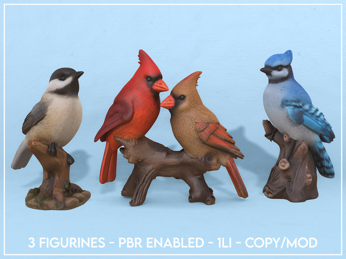 Bird Figurine Set
