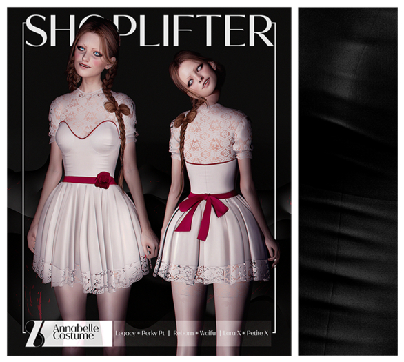 [SHOPLIFTER] - 'Annabelle' Costume / Black