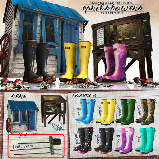 RO - April Showers - Tools RARE - Container