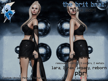 Brit Brat Skirt Black by RYSO