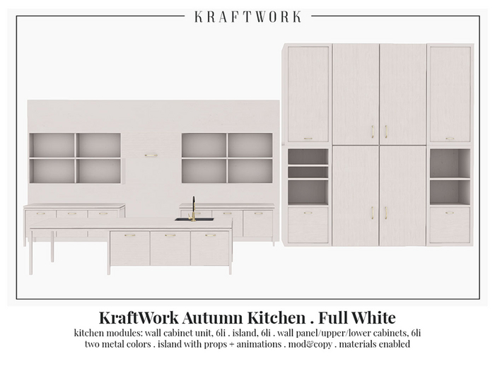 KraftWork Autumn Kitchen Full White (Add Me)