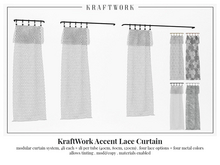 KraftWork Accent Lace Curtain (Add Me)