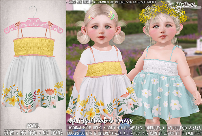 . tiptoes - Spring Meadow Dress - Prairie