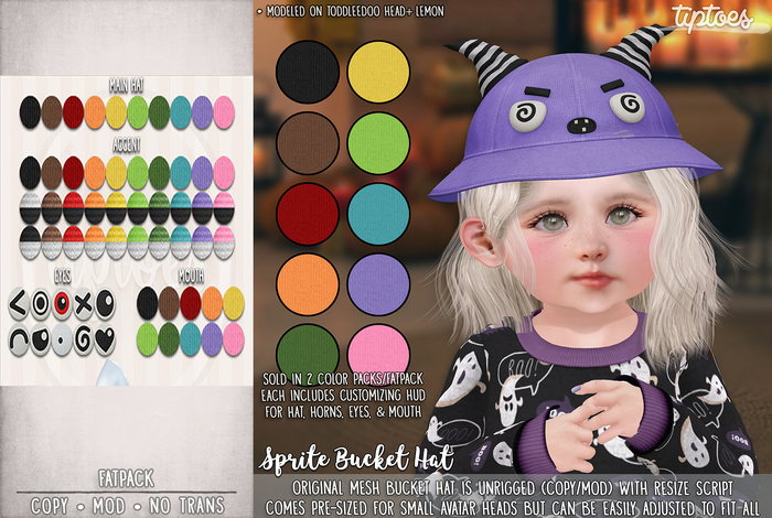 . tiptoes - Sprite Bucket Hat - FP